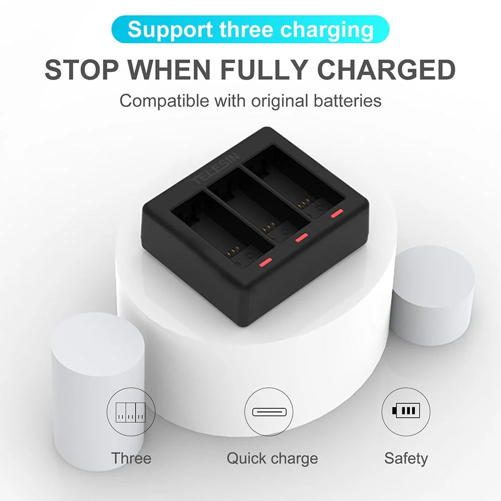 TELESIN Charging Battery for GoPro 9/10/11 - GulfStore.com