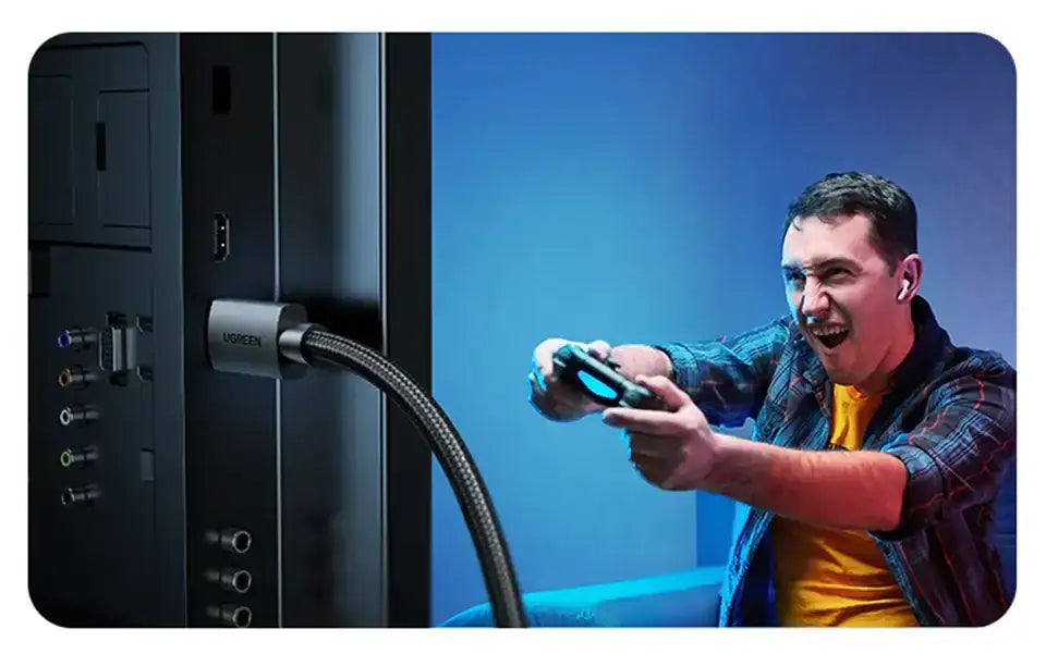 UGREEN 4K HDMI Cable Male+Male Braided 2m 40101 - GulfStore.com