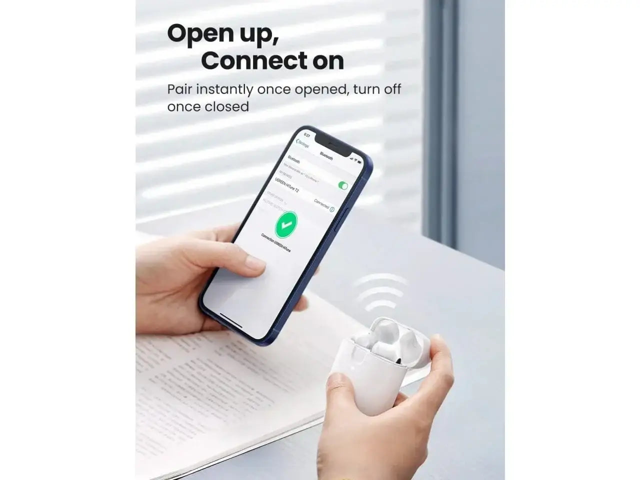 UGREEN | Hi Tune T2 True Wireless Earbuds | White - GulfStore.com