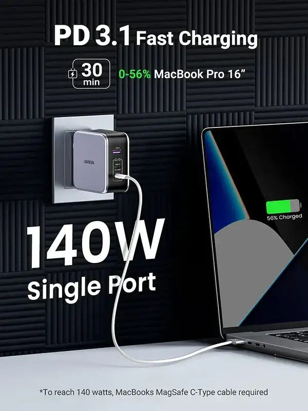 CD289 | UGREEN | GaN Fast Charger 140W with Cable CD289 | 90322 - GulfStore.com