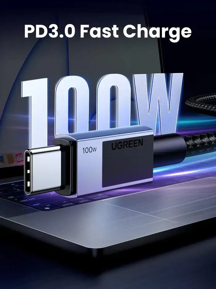 UGREEN USB-C to USB-C PDCable Gray 2m45064 - GulfStore.com