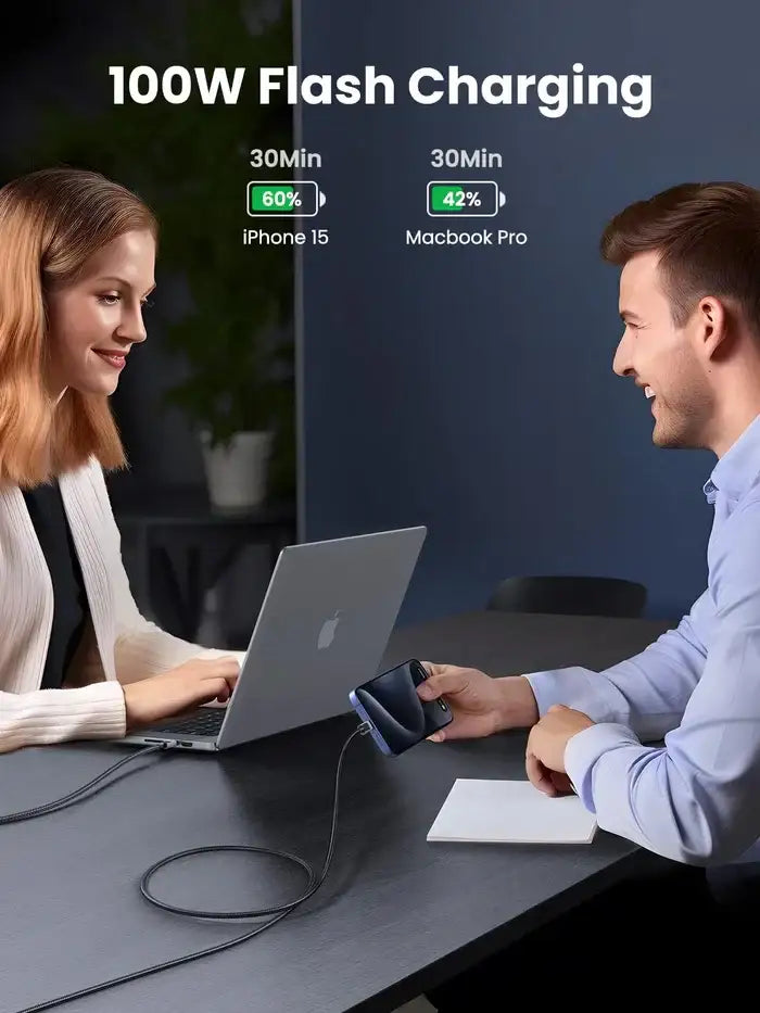 UGREEN USB-C to USB-C PDCable Gray 2m45064 - GulfStore.com