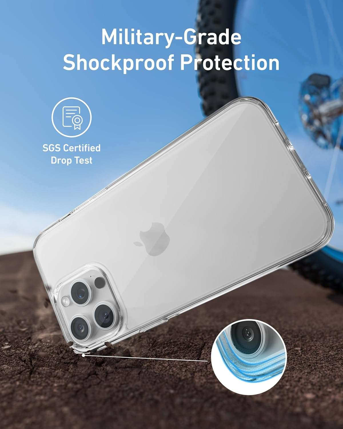 A90H4H0C | غلاف أنكر آيفون 16 برو ماكس | شفاف