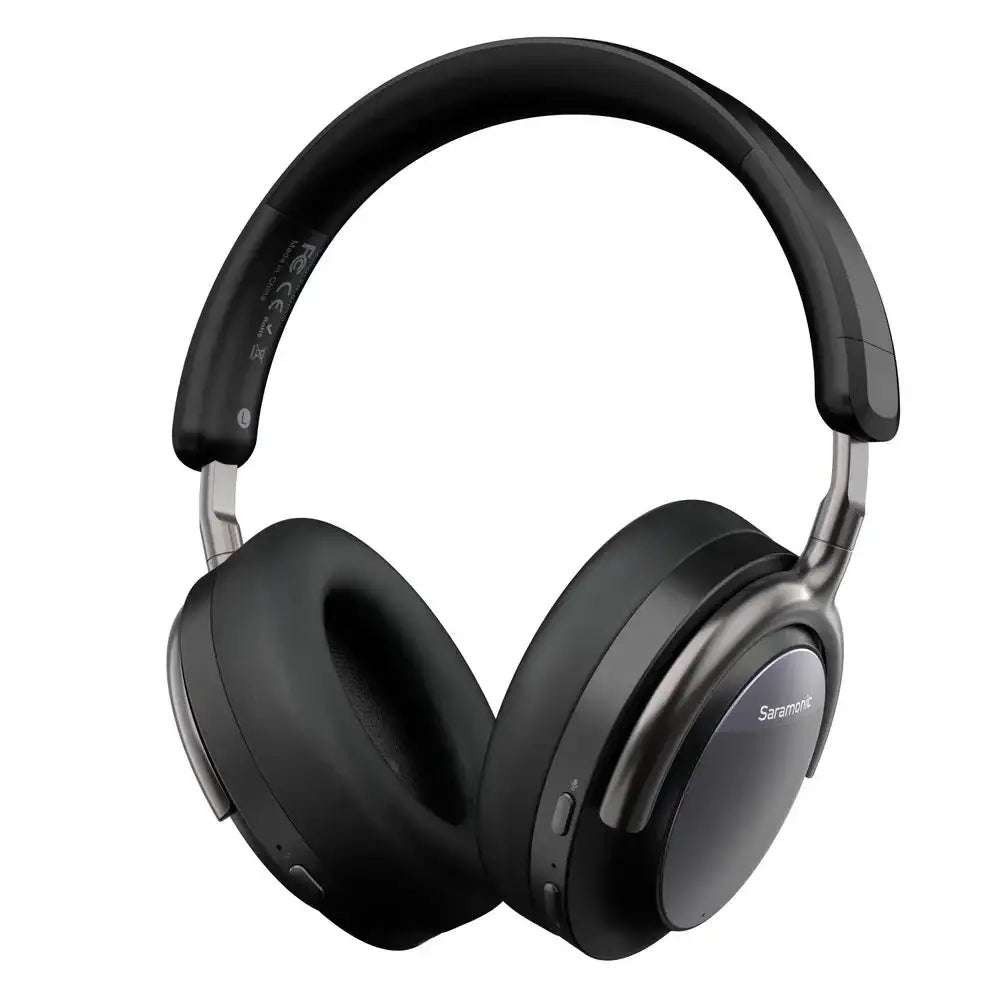 SR-BH900 Advanced BT 5.0 Noise-Cancelling Over-Ear Headphones w/ 40mm Drivers & Leather Earpads - GulfStore.com