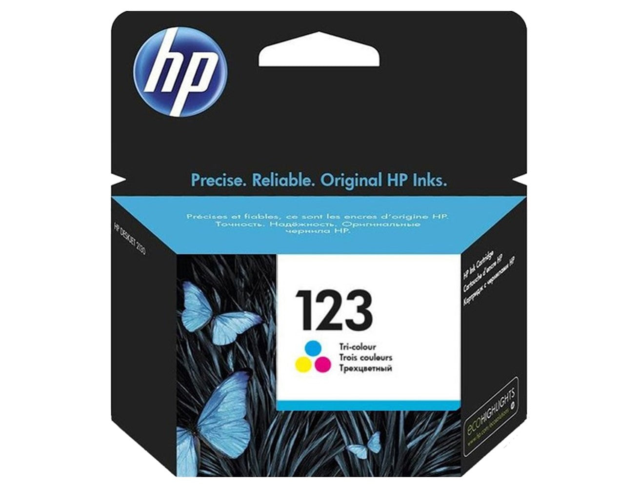 HP 123 Original Tri-color Ink Cartridge