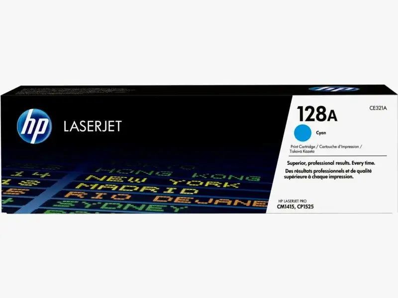 HP 128A Cyan Original LaserJet Toner Cartridge - GulfStore.com