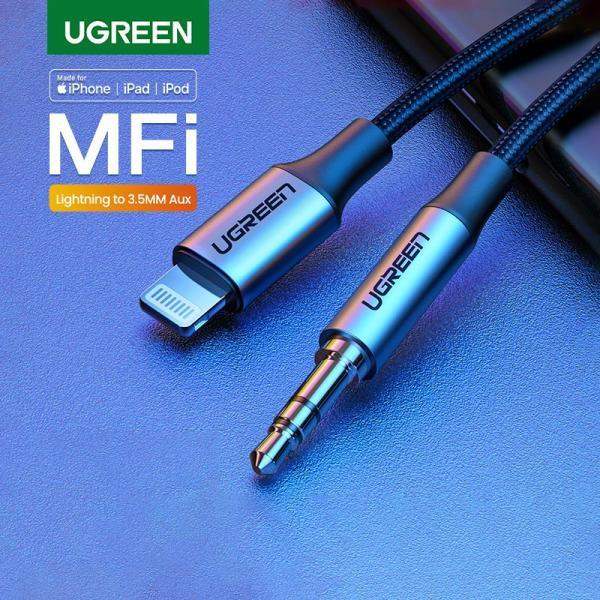 UGreen Lightning to 3.5mm Male Aux Cable - GulfStore.com