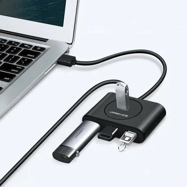 UGreen 4-in-1 USB 3.0 Data Hub 0.5M - GulfStore.com