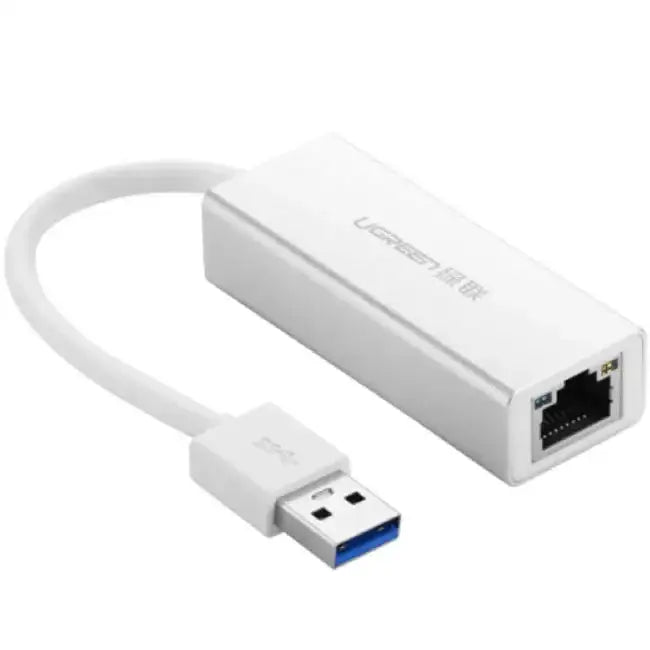 UGreen USB 3.0 Gigabit Ethernet Adapter-White - GulfStore.com