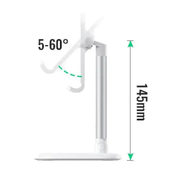 UGreen Foldable Multi-view Desk Phone Holder - White - GulfStore.com