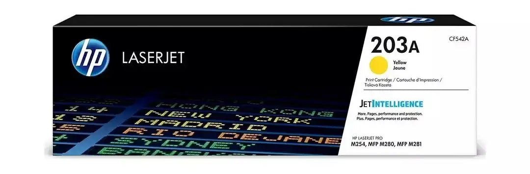 HP 203A Yellow Original LaserJet Toner Cartridge - GulfStore.com