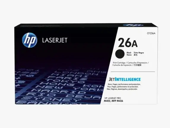 HP 26A Black Original LaserJet Toner Cartridge - GulfStore.com