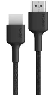 Aukey HDMI Cable 2 meter (2-Pack) - GulfStore.com