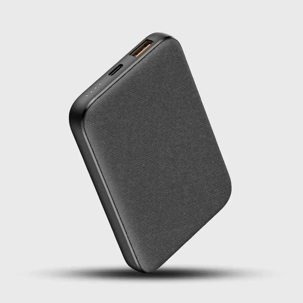Choetech Orsen 20W Powerbank Slim with Fabric Material E49 - Black - GulfStore.com