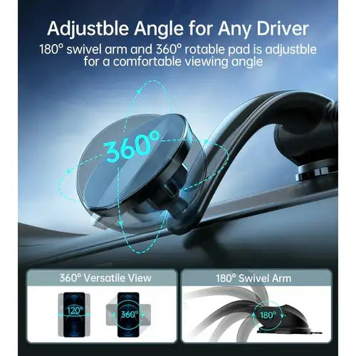 Choetech Magnatic Car Mount AT0005-BK - Black - GulfStore.com