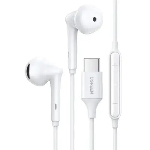 UGreen In-Ear Headphones With USB Type C Connector - White - GulfStore.com