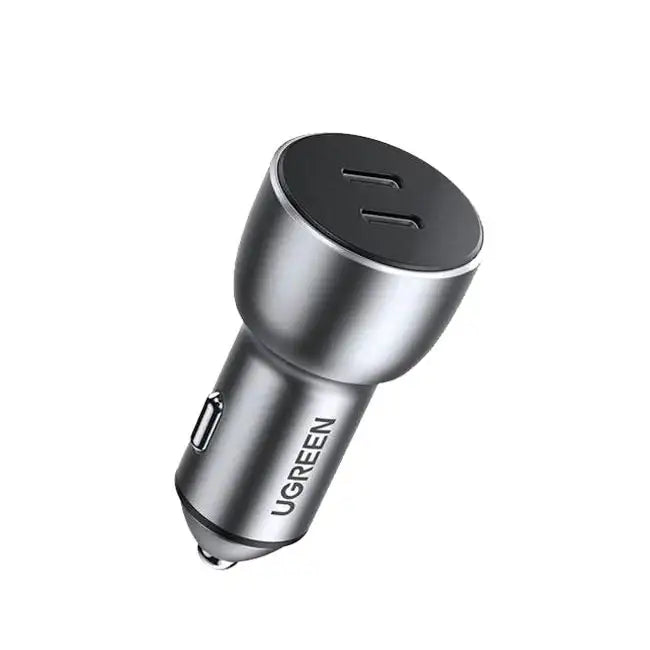 UGreen USB C Car Charger Aluminum 40W Dual Fast Charge - GulfStore.com