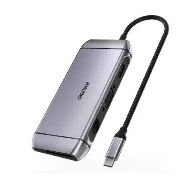 Choetech 9 in 1 USB C HUB-M15 – Silver - GulfStore.com