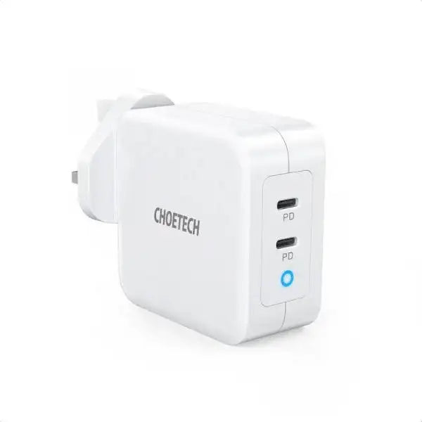 Choetech 100W Dual USB C Port Charger - White - GulfStore.com