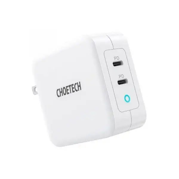 Choetech 100W Dual USB C Port Charger - White - GulfStore.com