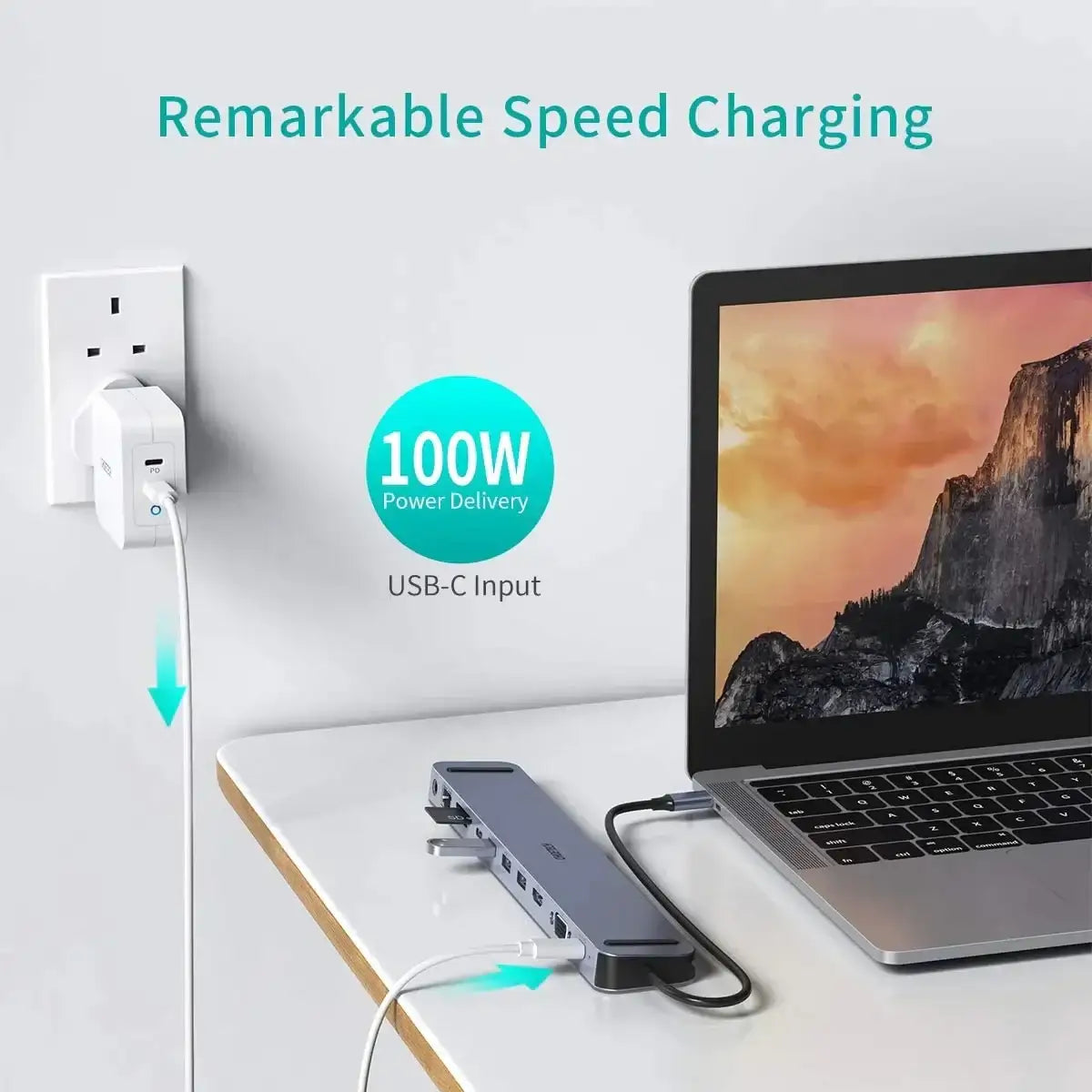 Choetech 11-In-1 USB-C Multiport Docking Station- - GulfStore.com