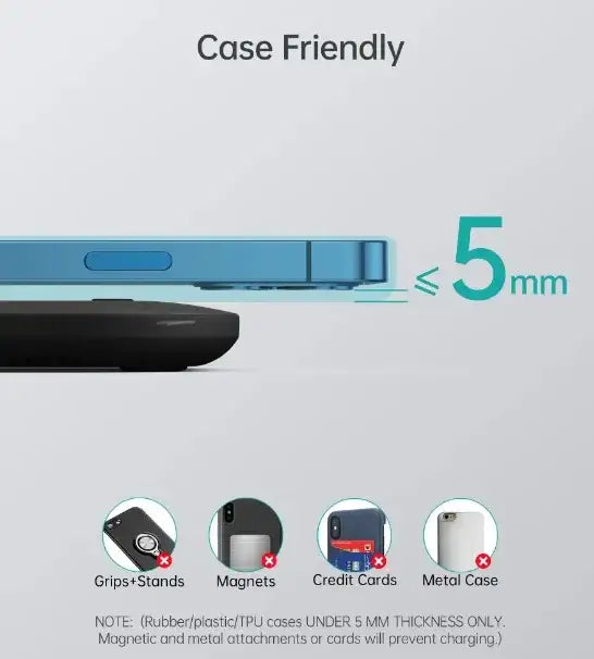 Choetech 15W Fast Wireless Charging Pad T550-F - GulfStore.com