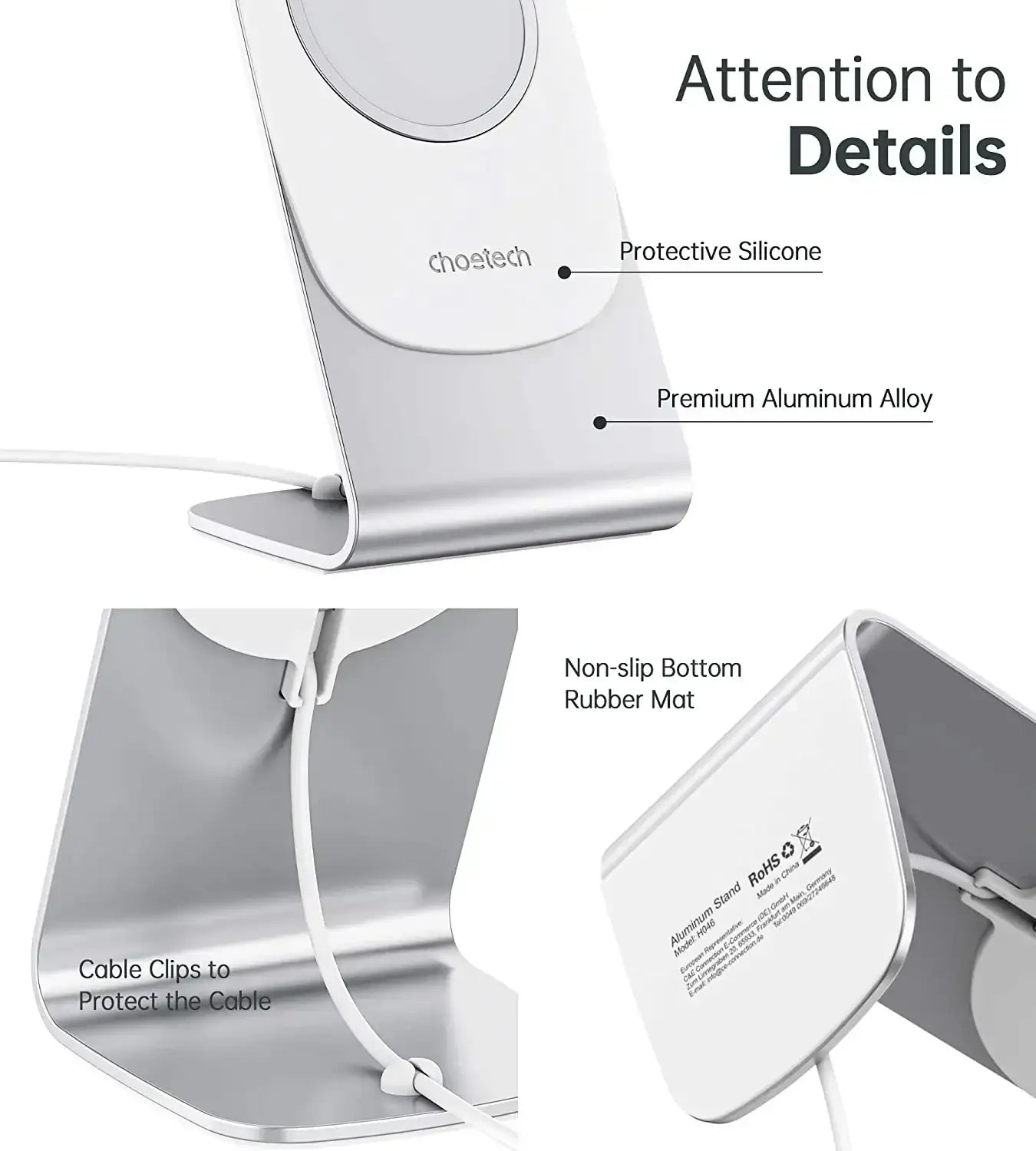 Choetech Phone Stand For MagSafe Charger H046 - GulfStore.com