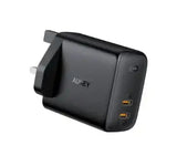 Aukey Adapter 65W Dual-Port PD Charger with Dynamic Detect - GulfStore.com