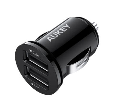 Aukey 24W Duo-port Ultra Small Car Charger