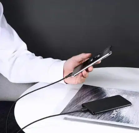 Aukey MFI Braided Nylon USB-C To Lightning Cable - 2 Meter - GulfStore.com