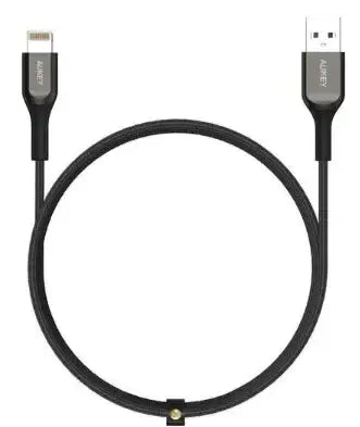 Aukey MFI USB-A To Lightning Kevlar Cable - 2 Meter - GulfStore.com