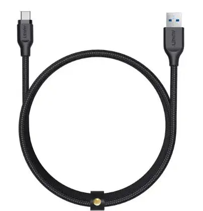 Aukey Braided Nylon USB 3.1 USB A To USB C Cable 2 meter - GulfStore.com