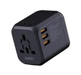 Aukey PD Universal Adapter 30W PD port Black - GulfStore.com