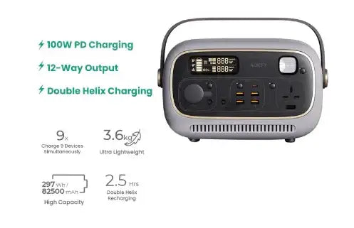 Aukey Powerstudio 300 (220-240V, UK Socket) - GulfStore.com