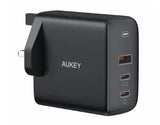 Aukey 3-Port 90W PD Wall Charger with GaN Power Tech - GulfStore.com
