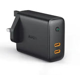 Aukey Adapter Dual-Port 36W PD Wall Charger with Dynamic Detect - GulfStore.com