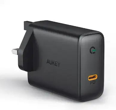 Aukey Adapter 60W PD Wall Charger with GaN Power Tech - GulfStore.com