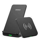 Choetech 10W Qi Wireless Charger Kit Phone Stand Black (T524-S) + 10W Qi Wireless Charger for Headphone Phone Black (T511-S) - GulfStore.com