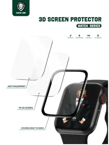 Green 3D Watch Series HD Glass - 45 mm - Matte - GulfStore.com