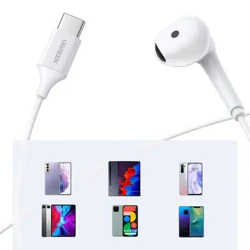 UGreen In-Ear Headphones With USB Type C Connector - White - GulfStore.com