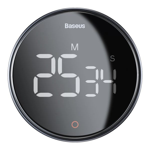 BASEUS | FMDS00012 | Heyo Rotation Countdown Timer Pro Magnetic Digital Alarm Clock | Dark Grey