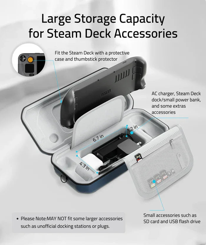 SYNTECH HARD CARRYING CASE FOR STEAM DECK