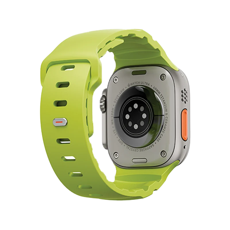 UNIQ ALTON SILICON APPLE WATCH STRAP 49/46/45/44MM - LIME GREEN