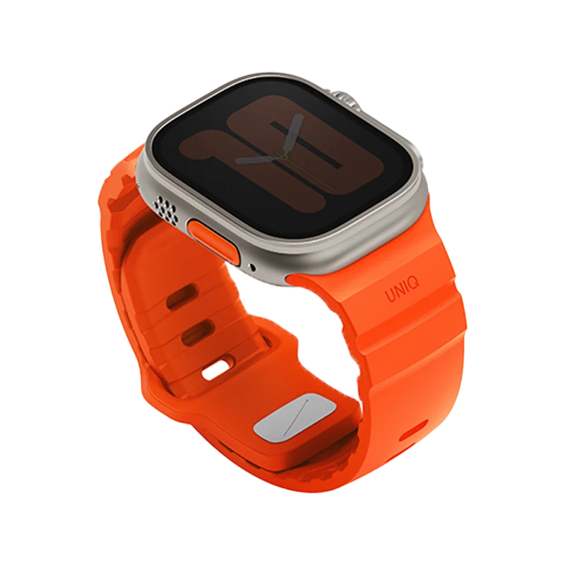 UNIQ ALTON SILICON APPLE WATCH STRAP 49/46/45/44MM - FLAME ORANGE