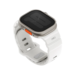 UNIQ ALTON SILICON APPLE WATCH STRAP 49/46/45/44MM - أبيض بلانك