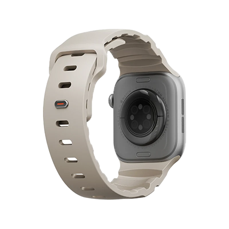 UNIQ ALTON SILICON APPLE WATCH STRAP 42/41/40MM - LIGHT SAND)