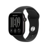 Apple Watch Series 12 GPS 46mm Black Aluminium Case with Black Sport Band - S/M
