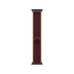 Apple Watch Ultra 4 GPS + Cellular, 49mm Black Titanium Case with Burgundy Trail Loop - S/M