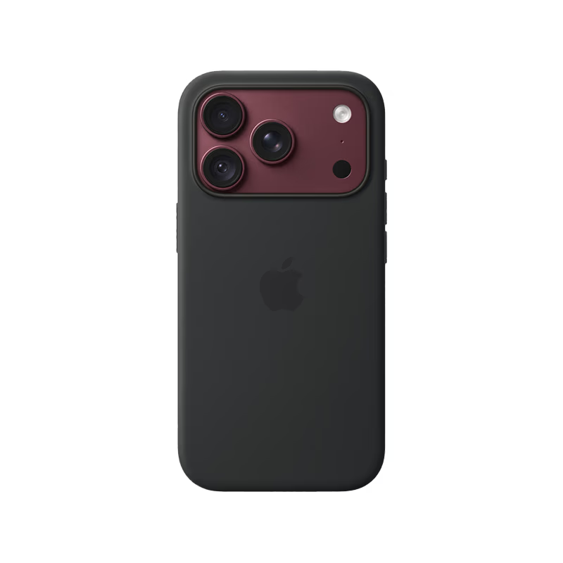 Apple iPhone 18 Pro Max Silicone Case with MagSafe - Black - GulfStore.com