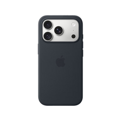 Apple iPhone 18 Pro Max Silicone Case with MagSafe - Navy Blue - GulfStore.com
